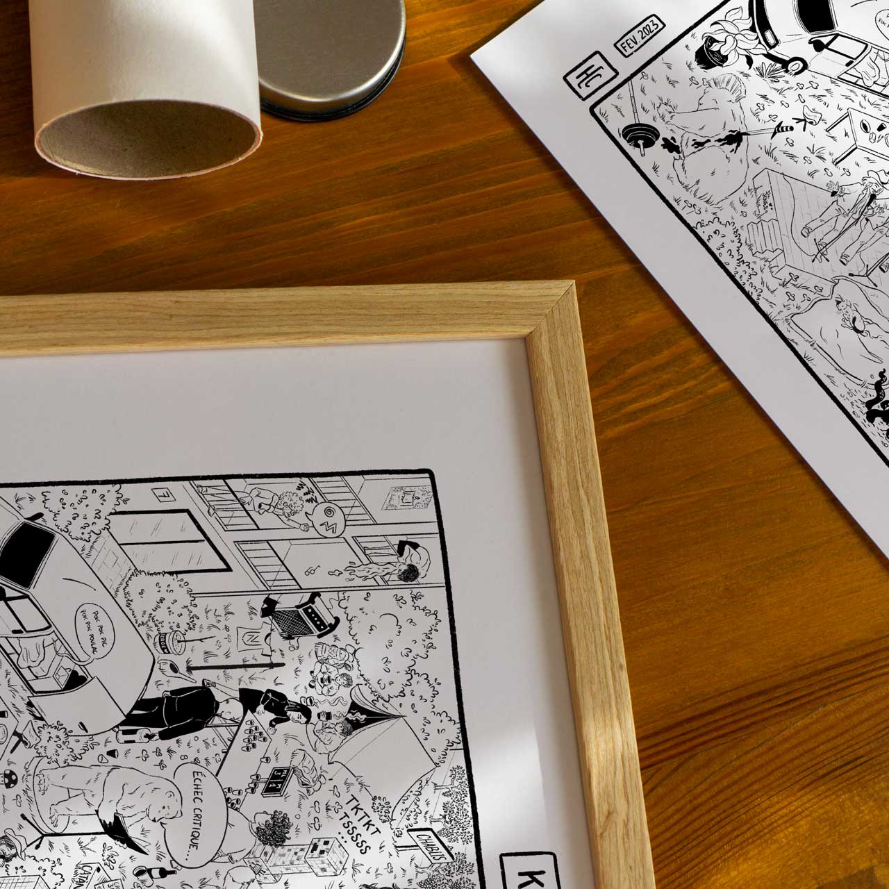 "Kiçékapété", une illustration personnelle inspirée des Où est Charlie